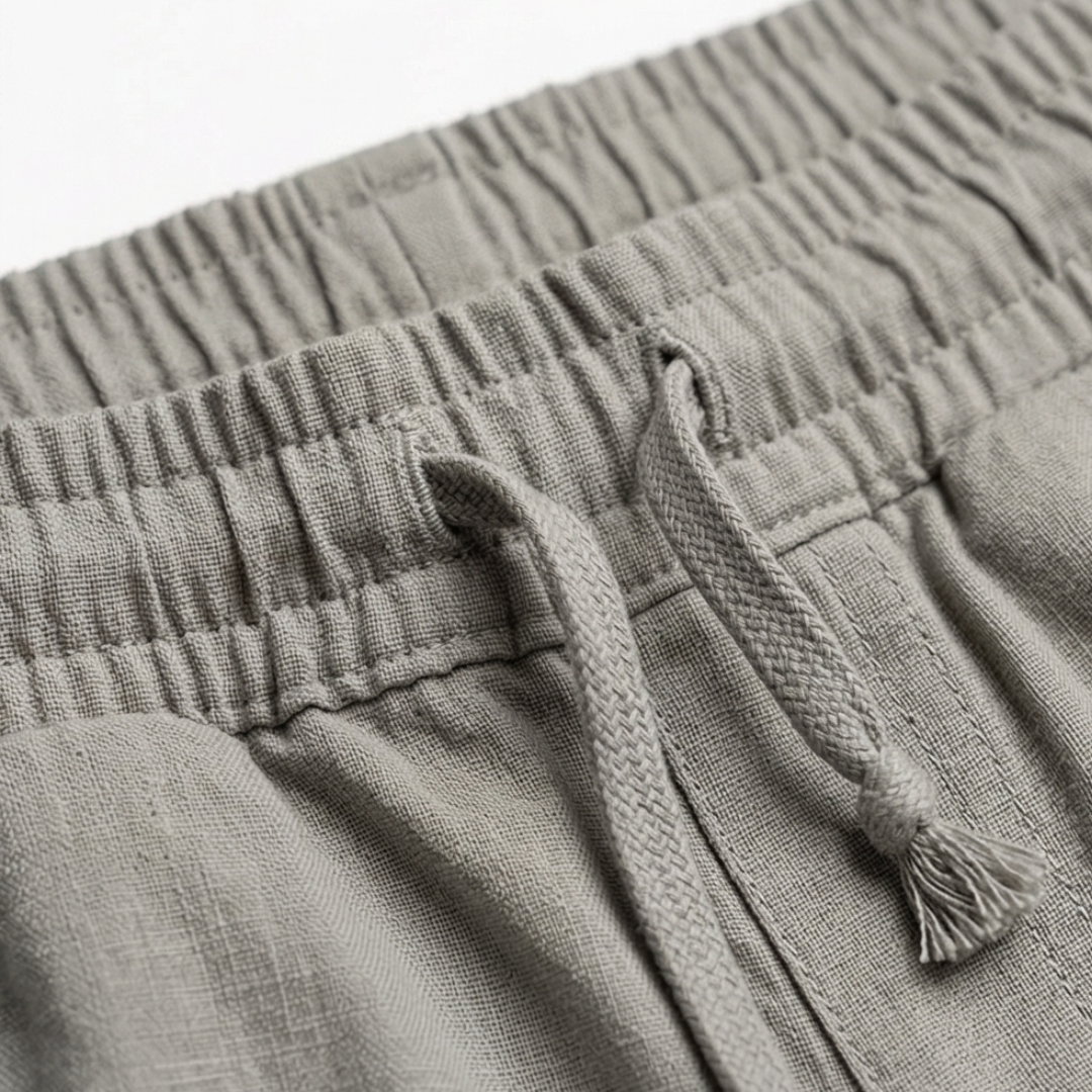 Brezia Relaxed Fit Cotton Linen Capris for Women - Elena Harper