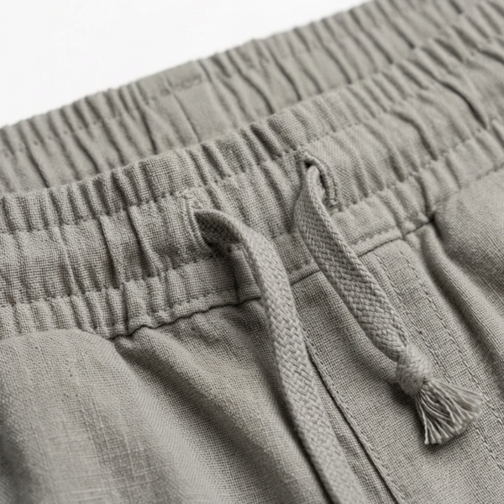 Brezia Relaxed Fit Cotton Linen Capris for Women - Elena Harper