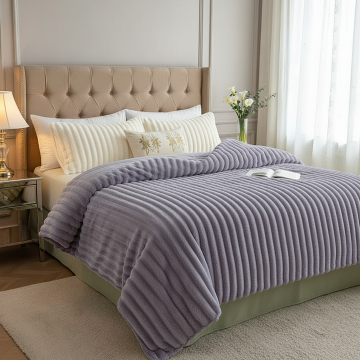 Anori Rabbit Plush Velour Duvet - Elena Harper