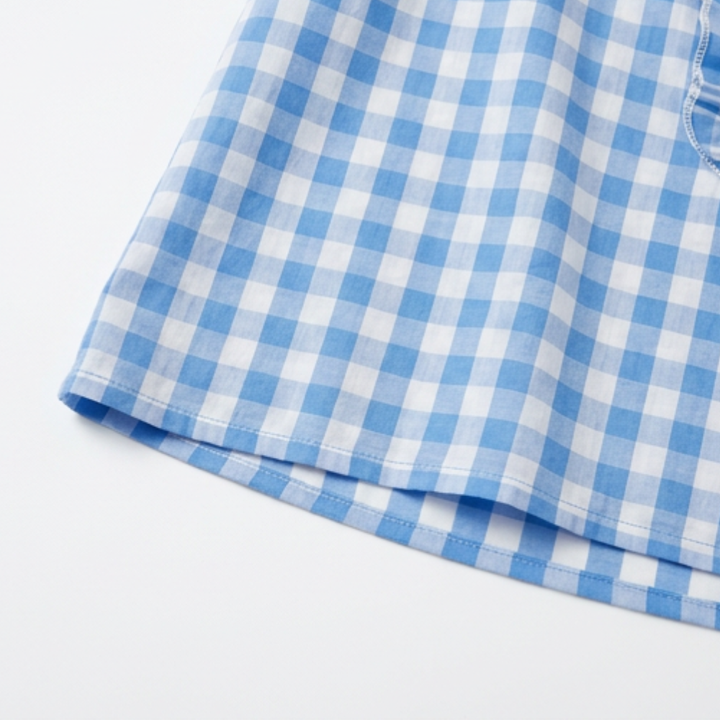 Brindle Women's Puff Sleeve Gingham Top - Elena Harper