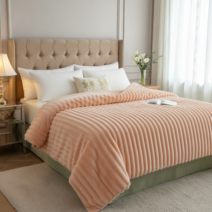 Anori Rabbit Plush Velour Duvet - Elena Harper