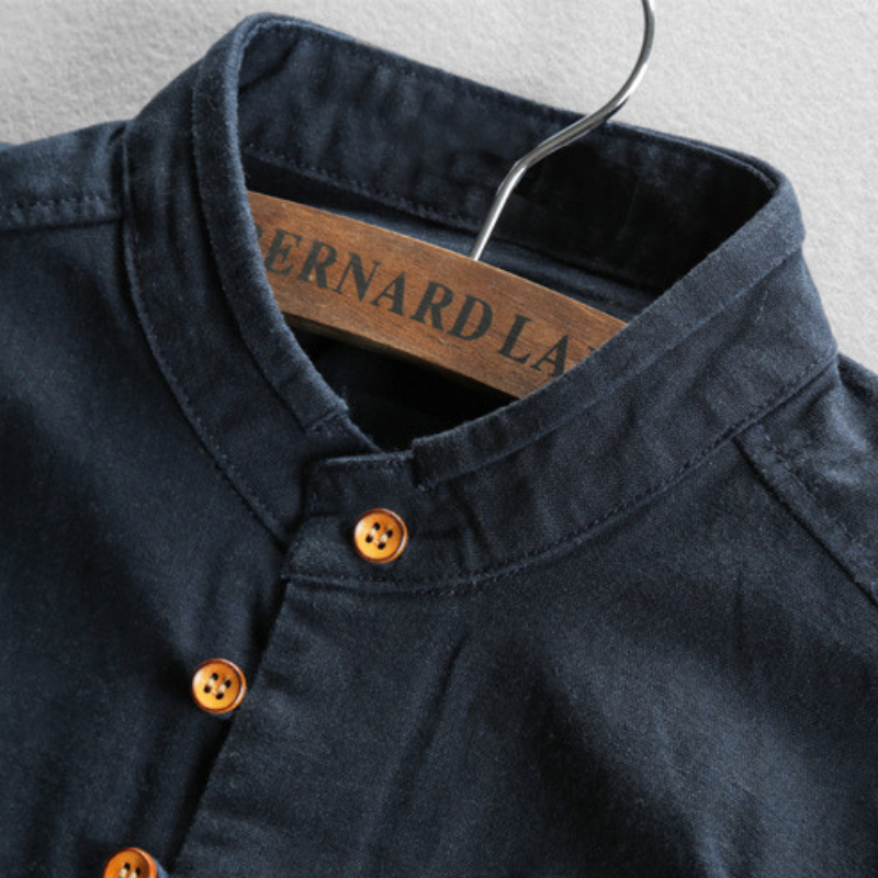 Men's High Collar Shirt - Elena Harper