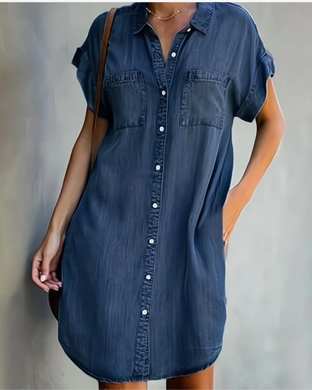 ELENORE Denim Dress - Elena Harper