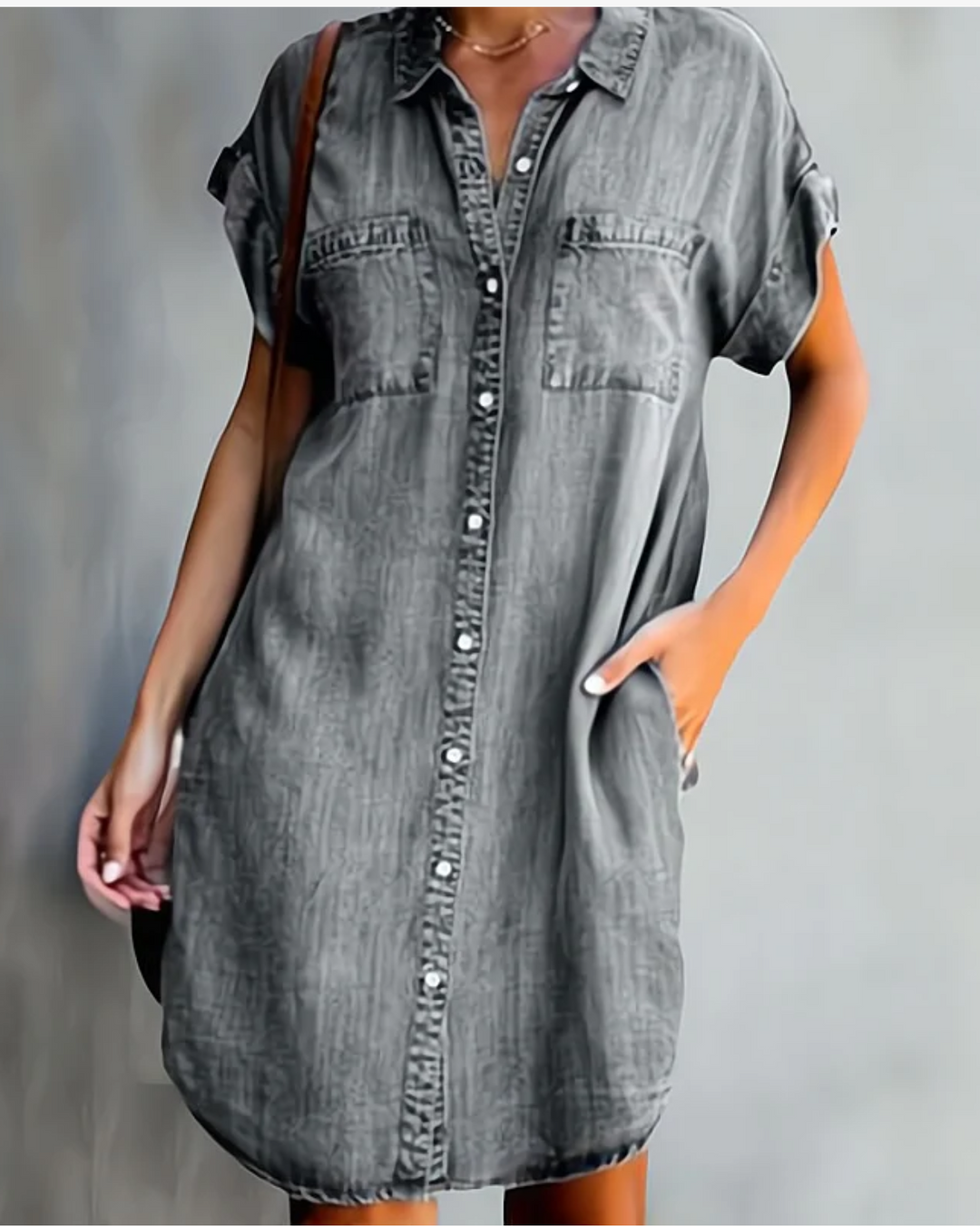 ELENORE Denim Dress - Elena Harper