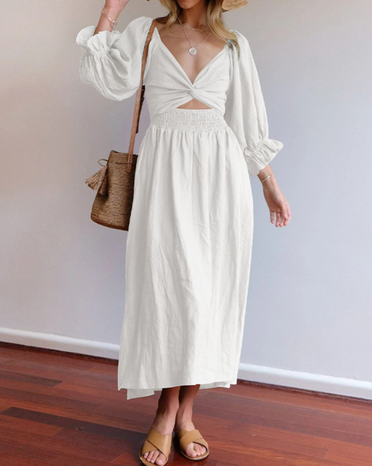 Ophelia - Sleeve Midi Dress
