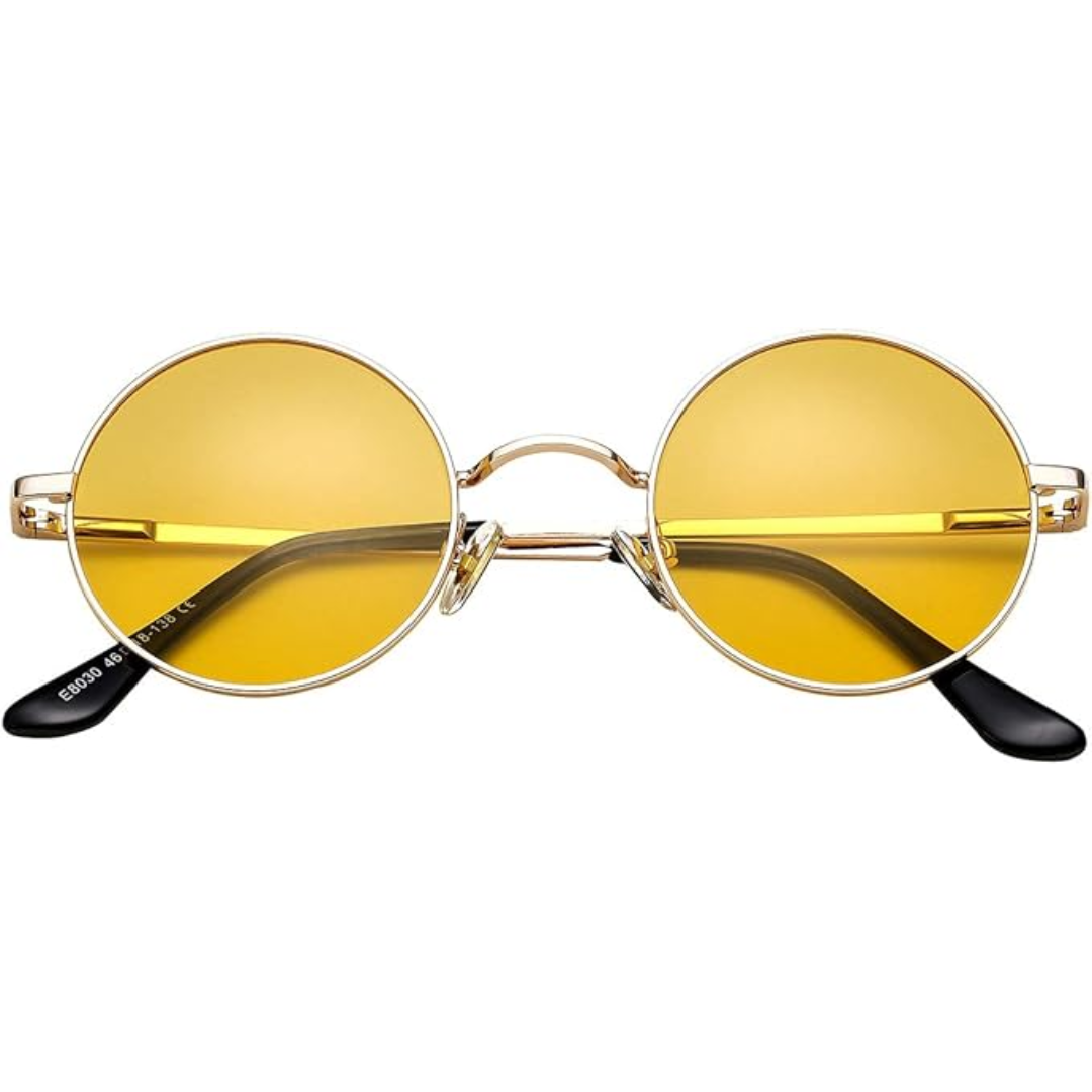 Unisex Round Polarized Sunglasses for Everyday Wear