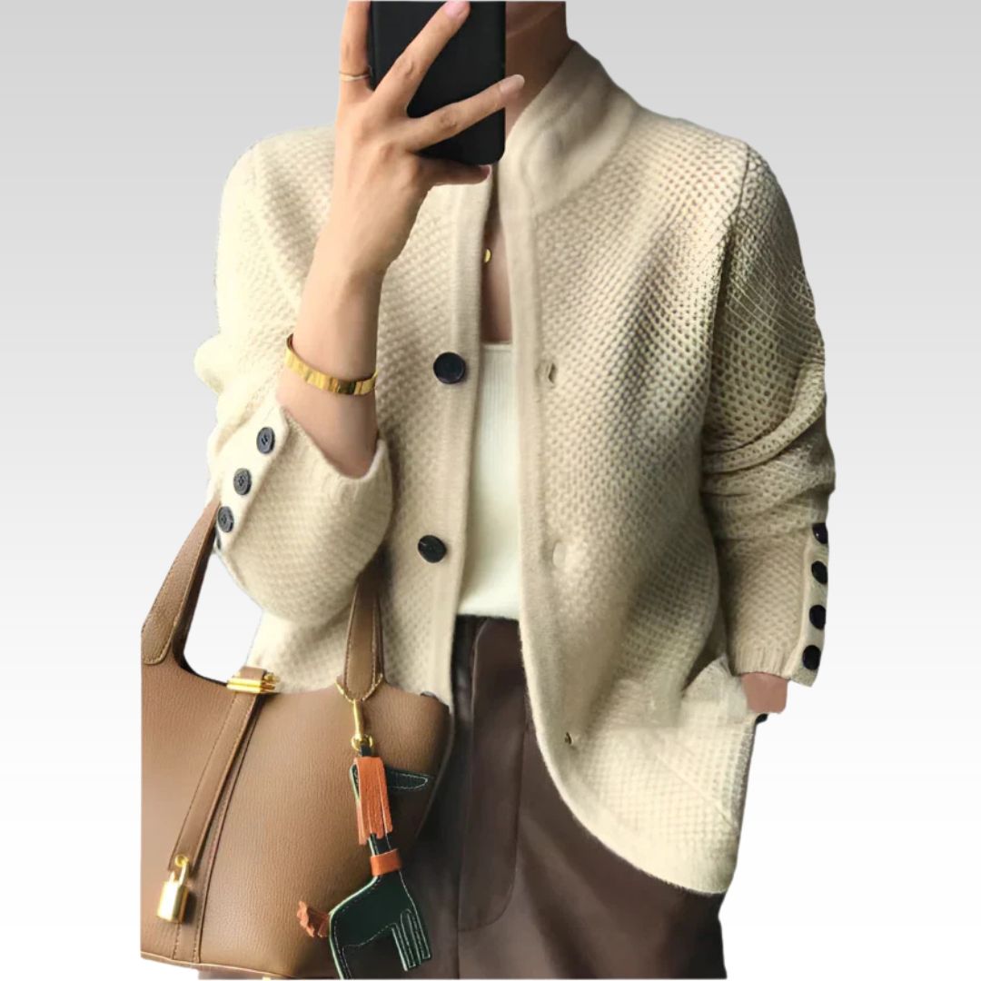 ALISSA Stylish Cozy Cardigan - Elena Harper