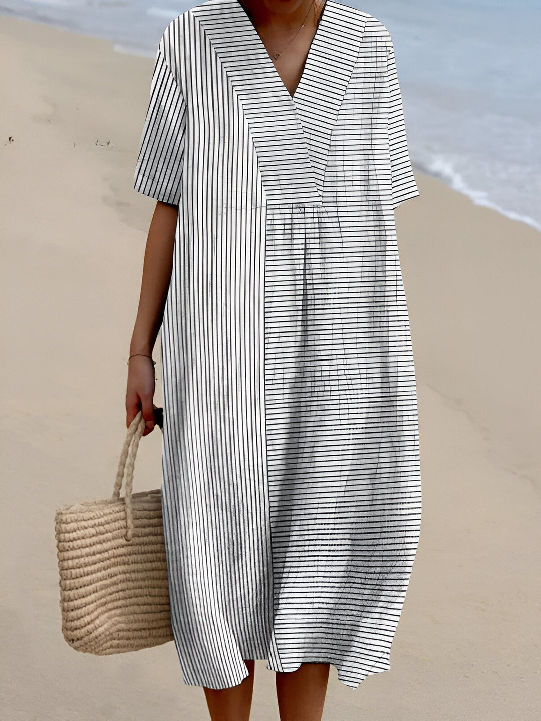 Quirine Printed Summer Breeze Dress - Elena Harper