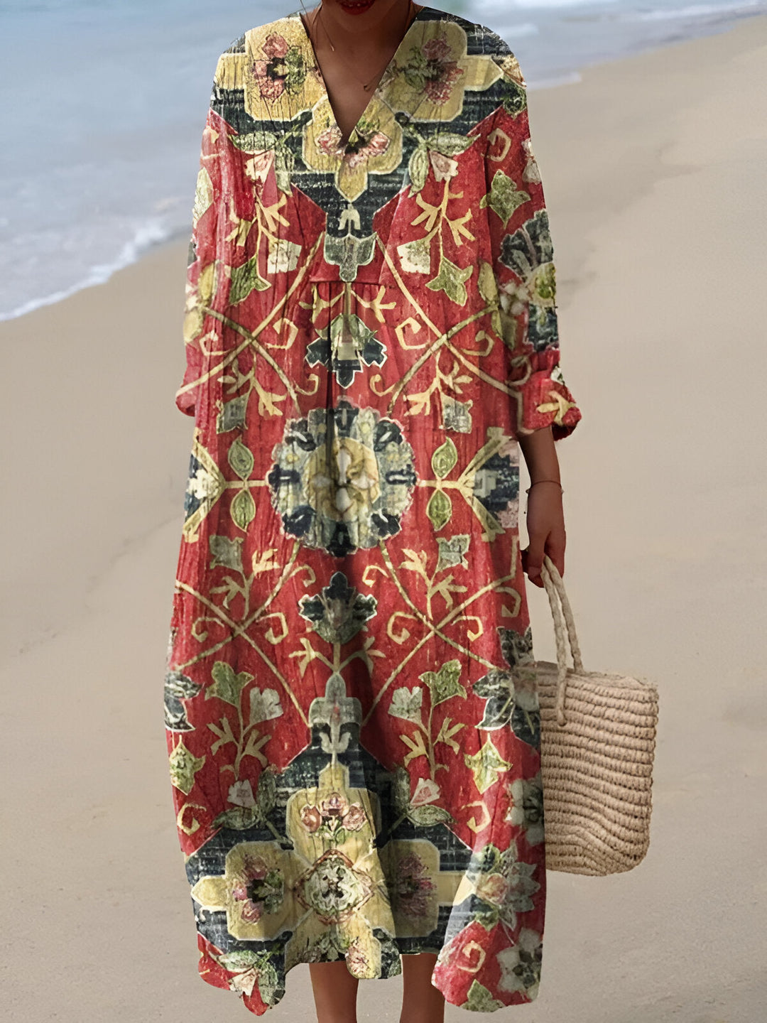 Charelle™ | Summer Breeze Printed Dress