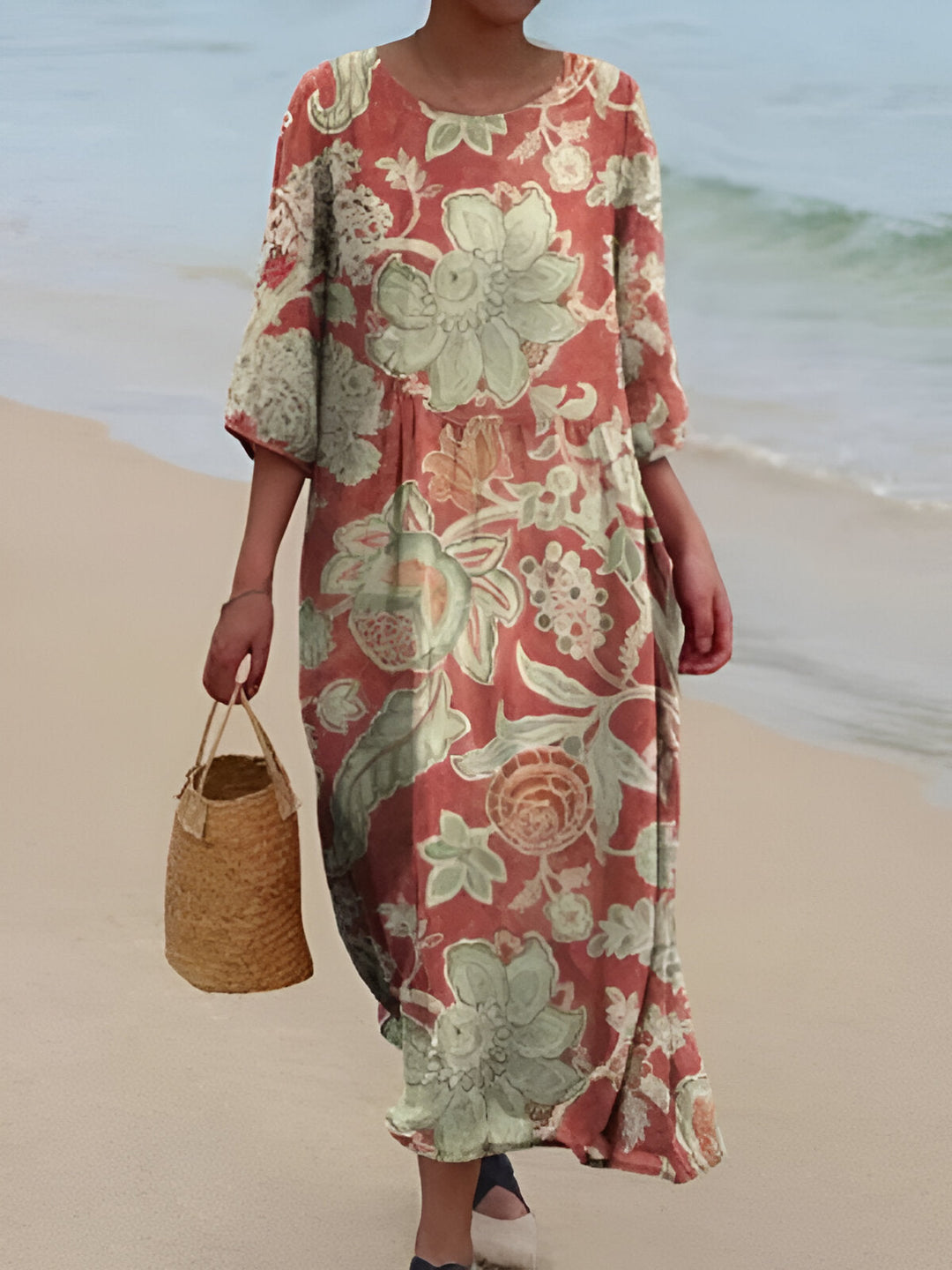 Robine Printed Summer Breeze Dress - Elena Harper