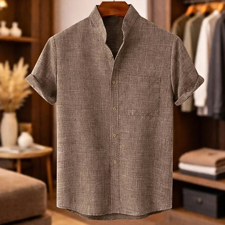 Summer Linen Shirt for Men - Elena Harper