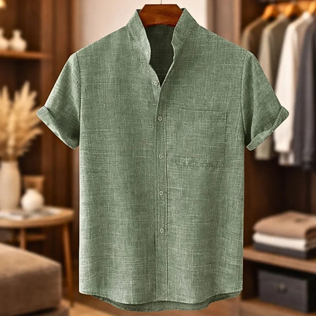 Summer Linen Shirt for Men - Elena Harper