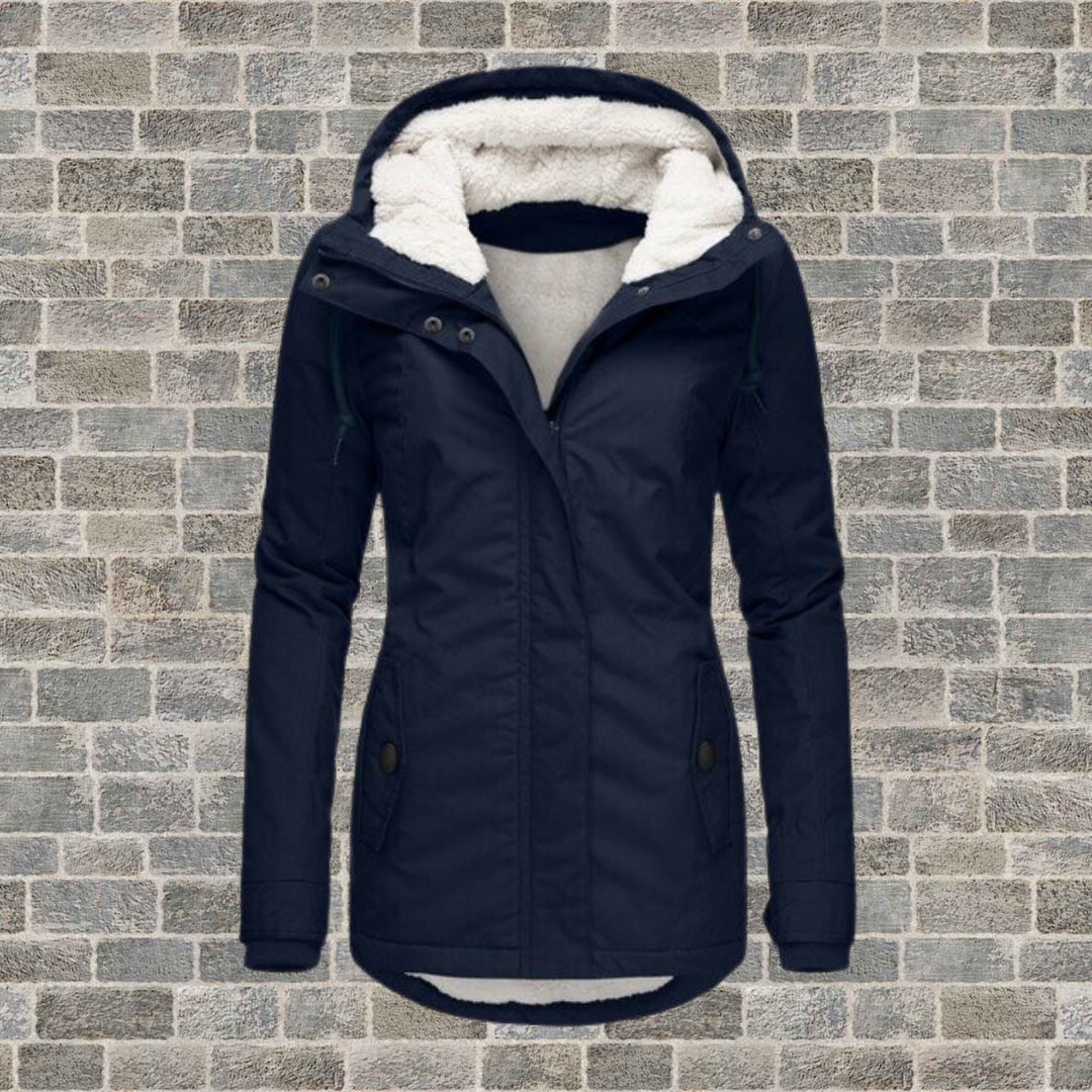 Johanna | Warm Cotton Sherpa Jacket