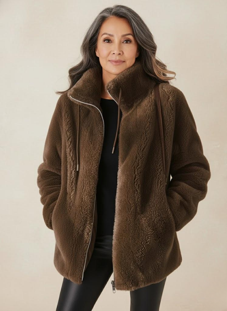 Avelora Relaxed Zip Jacket - Elena Harper