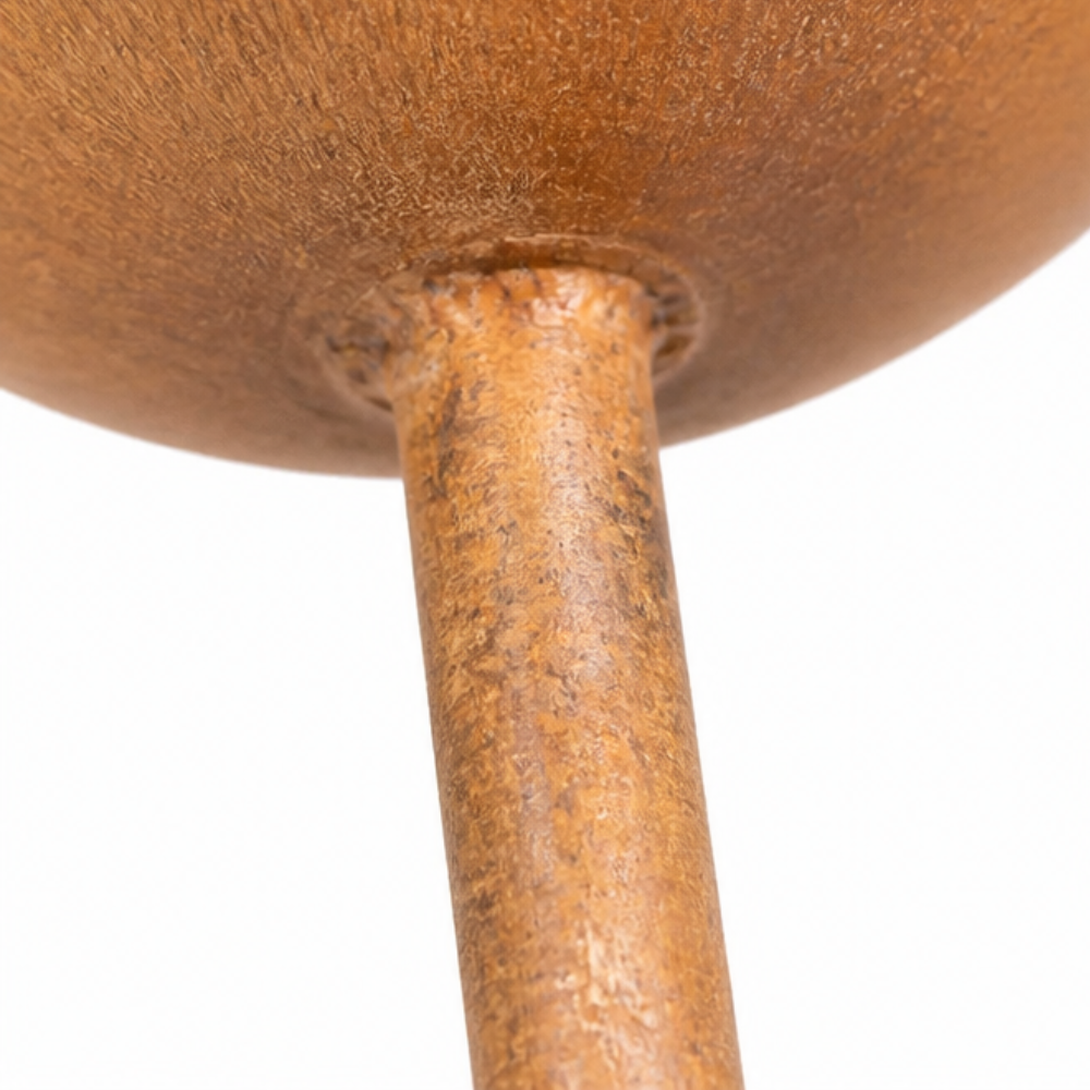 Birdwell Rustic Copper Bird Bath Garden Stake - Elena Harper