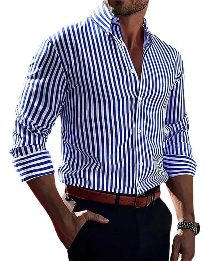 ELENA HARPER™  |  STRIPED SHIRT FOR MEN
