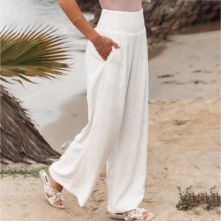Airy Summer Pants Solana, view 4 - Elena Harper