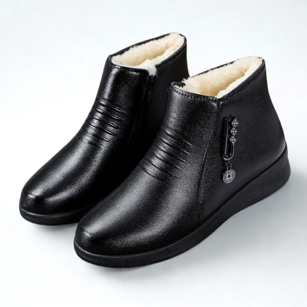 Ashford Versatile Faux Leather Boots - Elena Harper