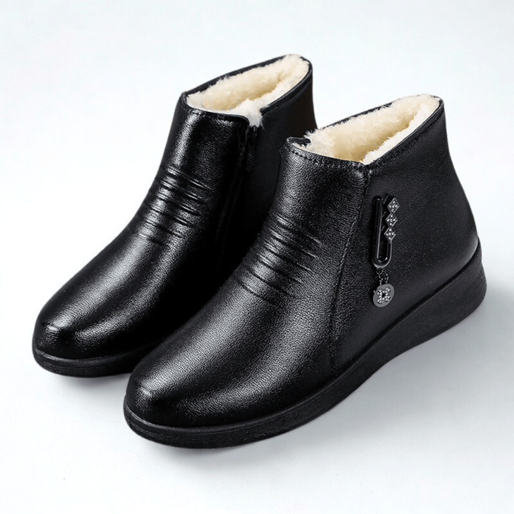 Ashford Versatile Faux Leather Boots - Elena Harper
