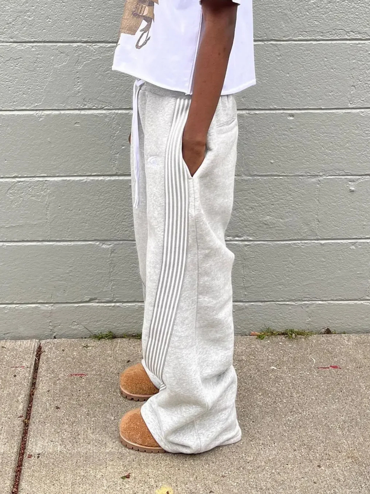 Costabile Soft Striped Jogger Pants, view 4 - Elena Harper