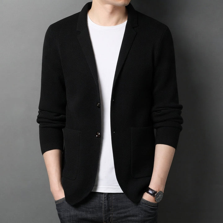Moritz | Men's Stand Collar Quilted Jacket with Two-Button Closure