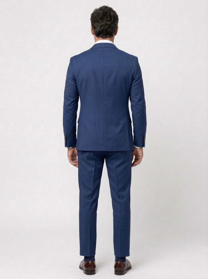 Men's Double-Breasted Peak Lapel Two-Piece Suit