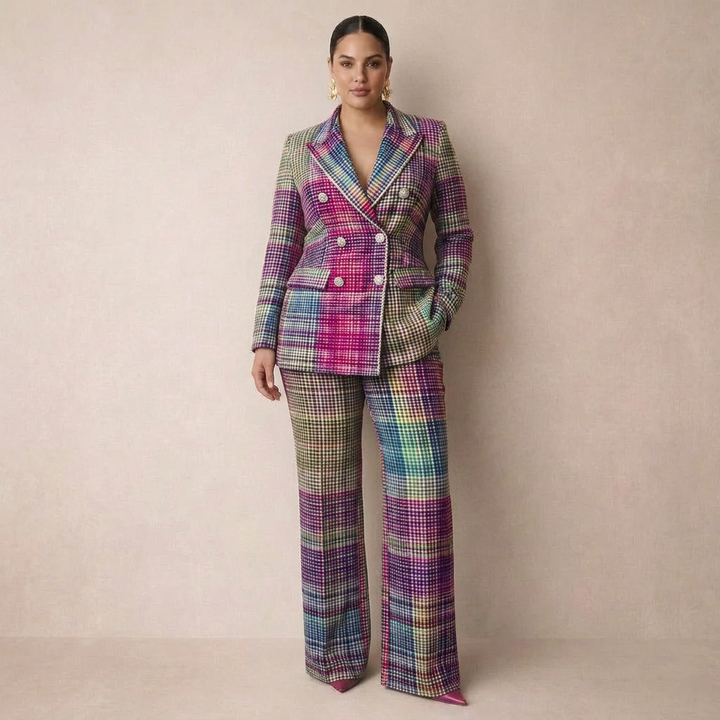 Romaine Elegant Suit - Elena Harper