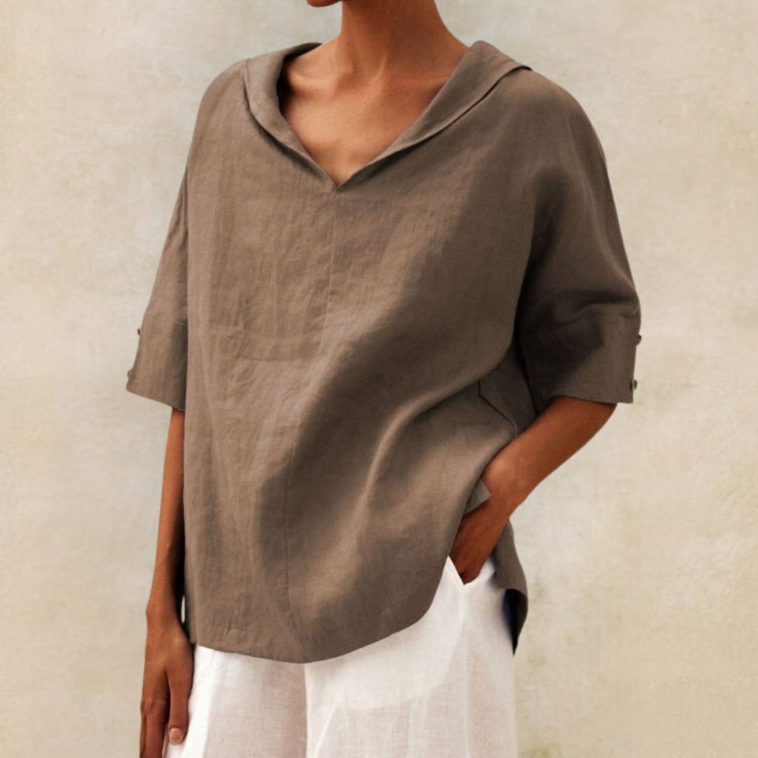 V-NECK SHIRT FOR WOMEN