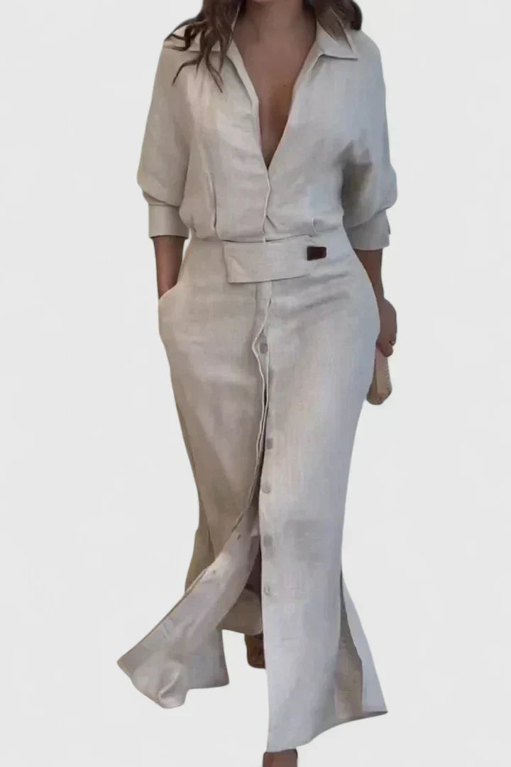 Monique Elegant Maxi Dress - Elena Harper