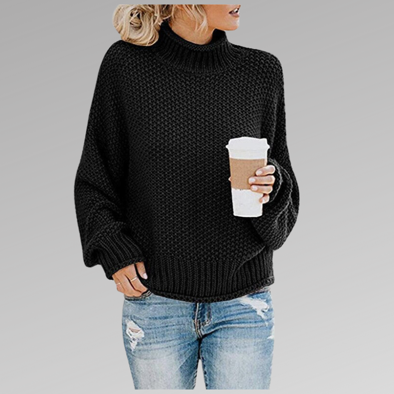 Charlotte Elegant and Warm Knitted Sweater for Women, view 3 - Elena Harper