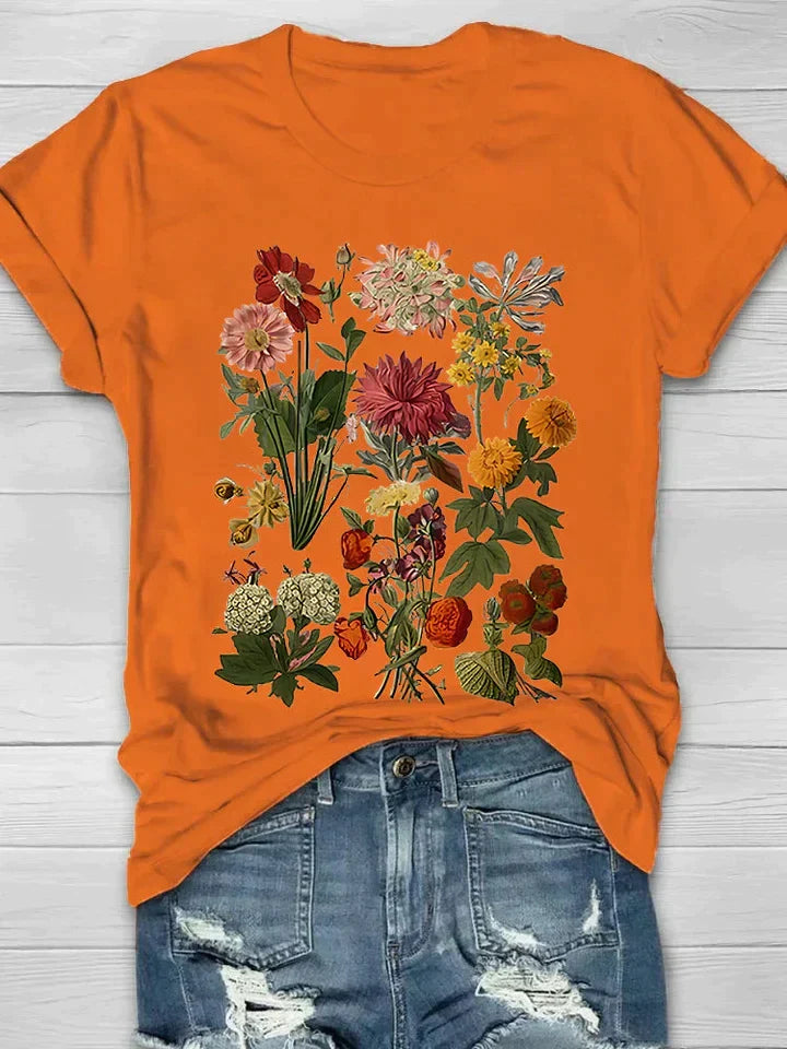 Vintage Shirt for Women | Floral Print & Summer Look