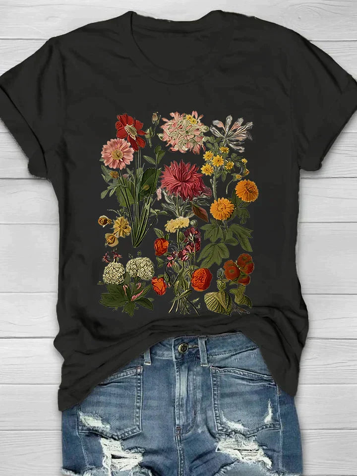 Vintage Shirt for Women | Floral Print & Summer Look