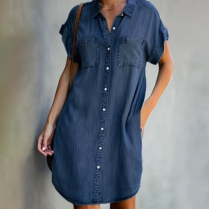 Beau Shirt Dress - Elena Harper