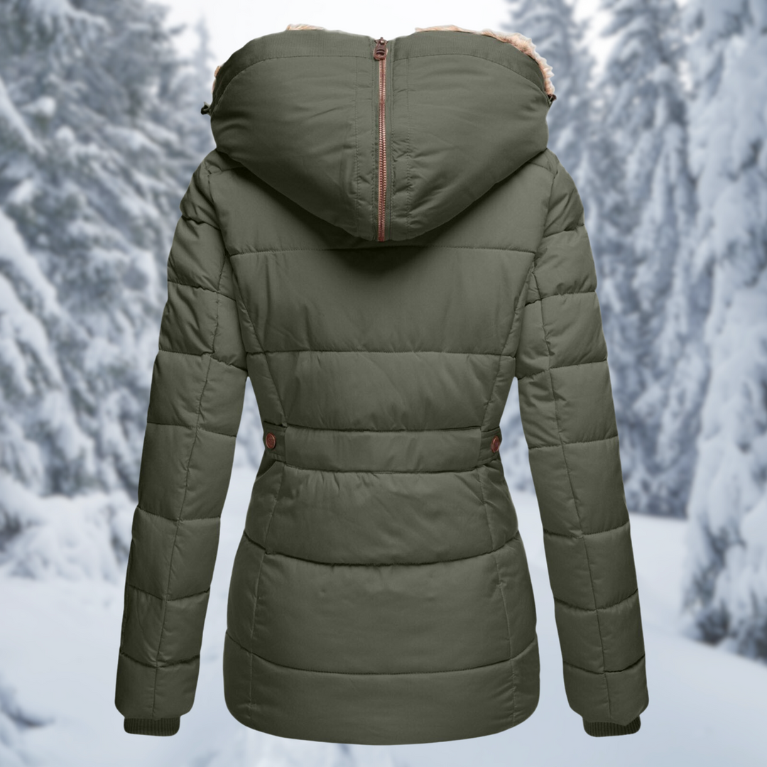 Women's Jacket with Hood and Pockets