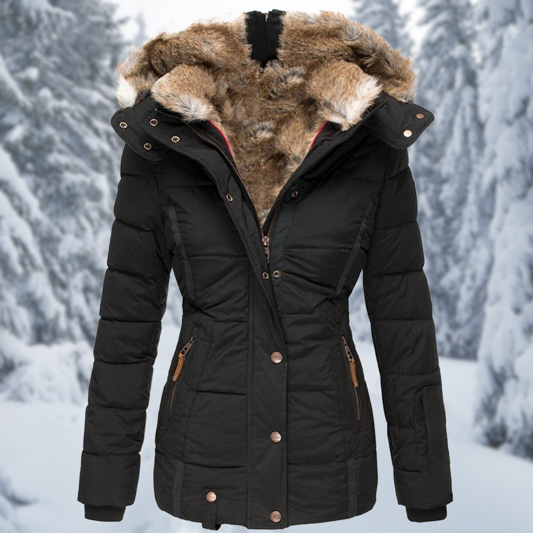 Women's Jacket with Hood and Pockets