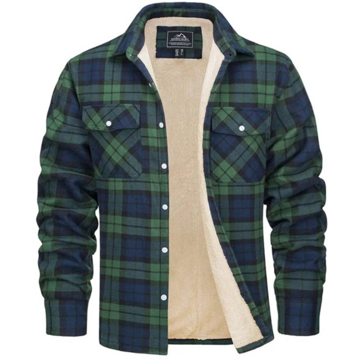 Men's Plaid Winter Jacket