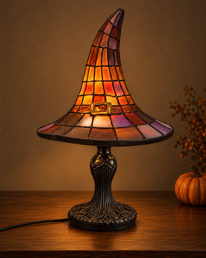 Halloween Witch Hat Table Lamp