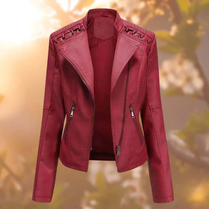 50% Off | Liana™ Stylish Leather Jacket for Women [Last Day Discount]