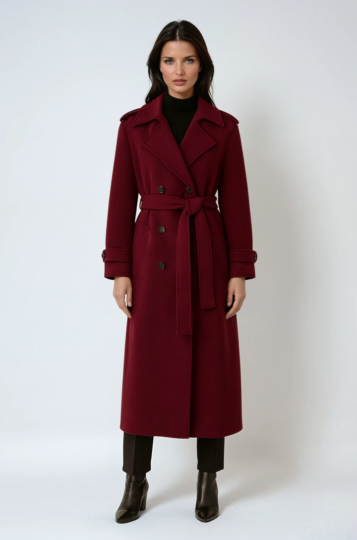 Bordeaux Winter Coat for Women