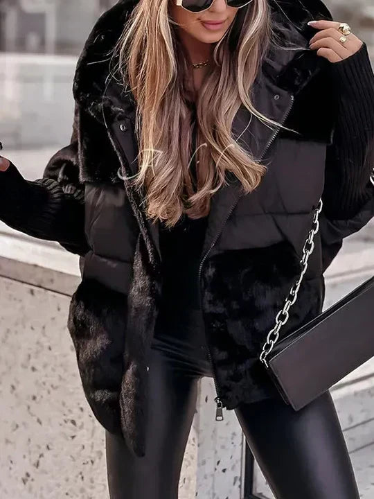 Winter Jacket for Women | Plush Look & Padded Warmth