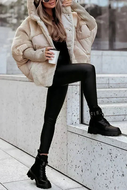 Winter Jacket for Women | Plush Look & Padded Warmth