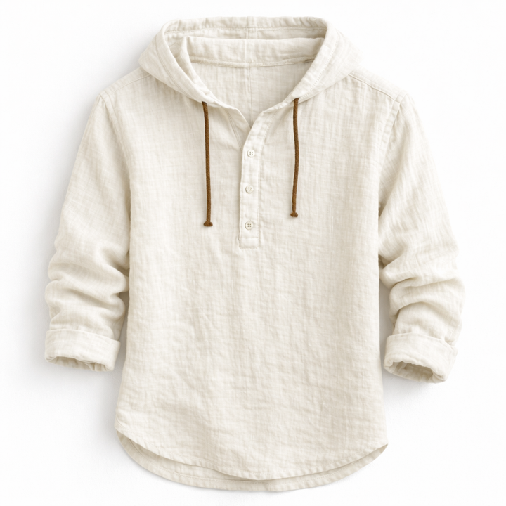 ELENA HARPER™  |  LINEN HOODIE FOR MEN