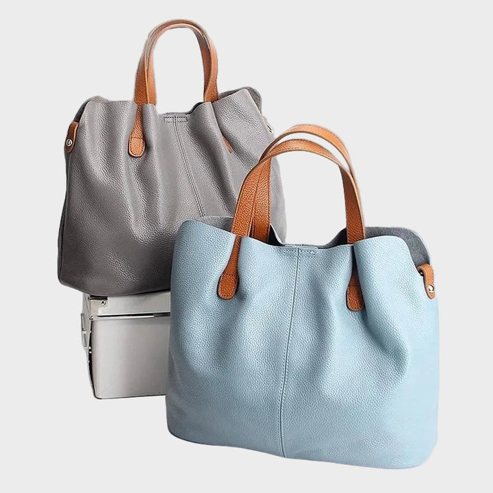 Classic Structured Tote Bag Elegant Everyday Carryall - Elena Harper