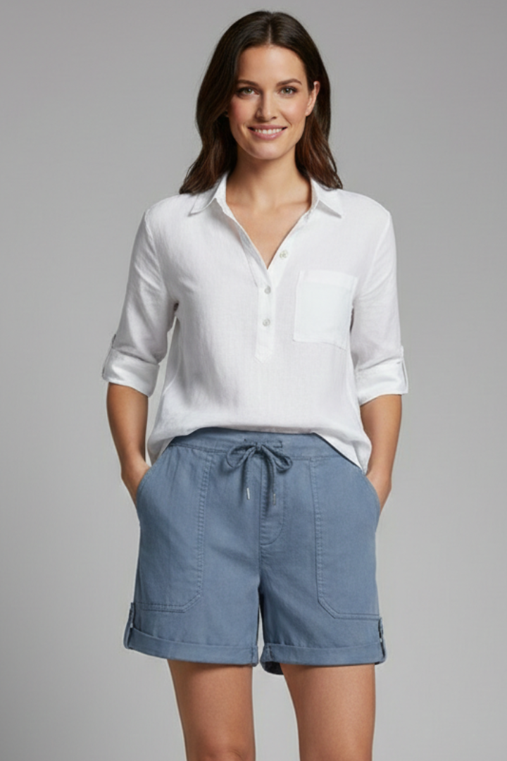 Women's Drawstring Casual Pocket Shorts