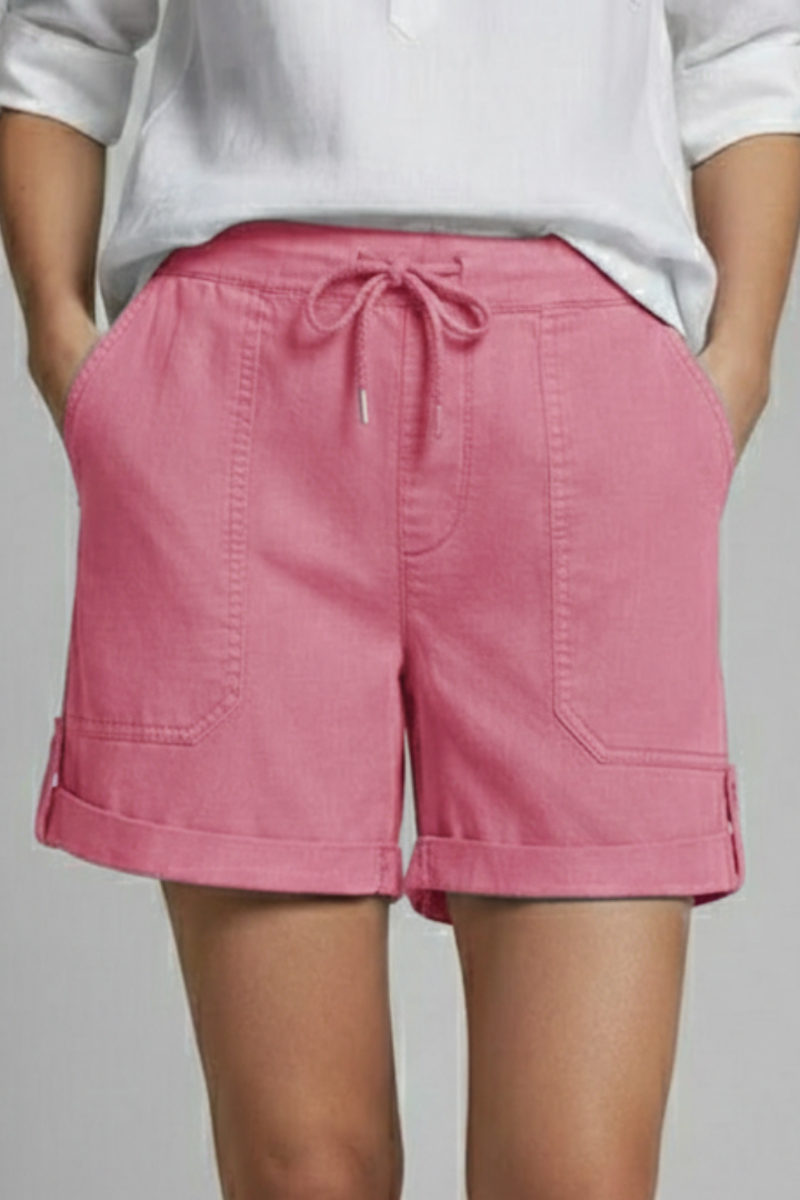 Women's Drawstring Casual Pocket Shorts
