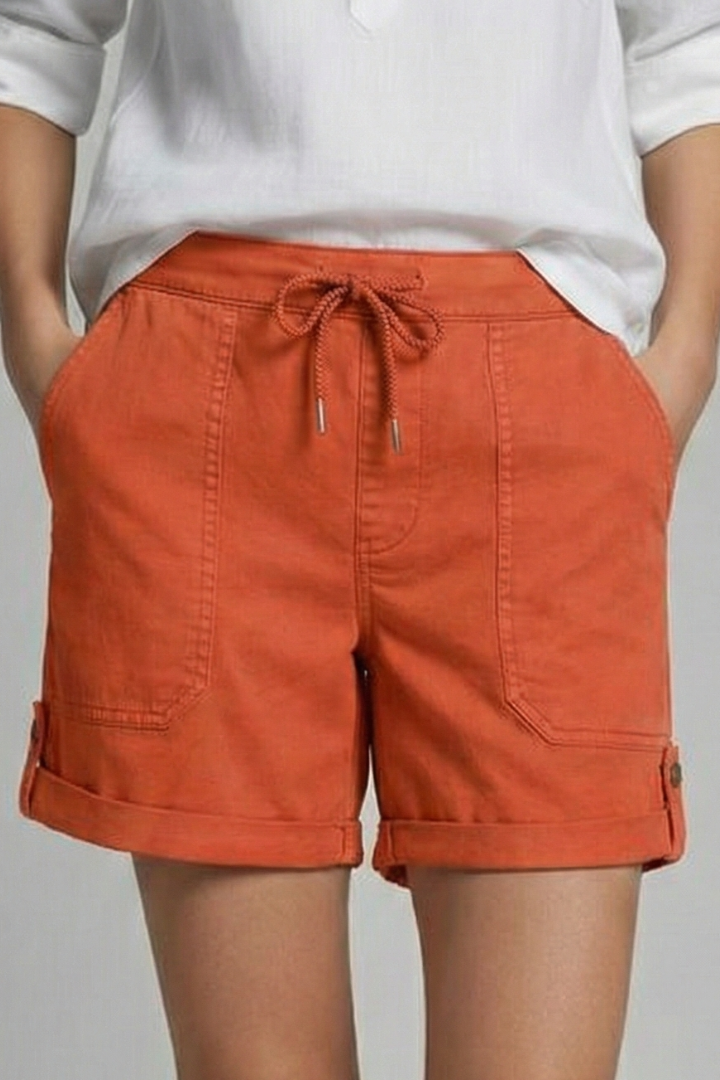 Women's Drawstring Casual Pocket Shorts