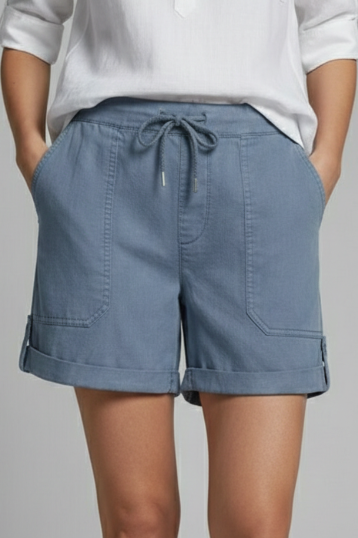 Women's Drawstring Casual Pocket Shorts