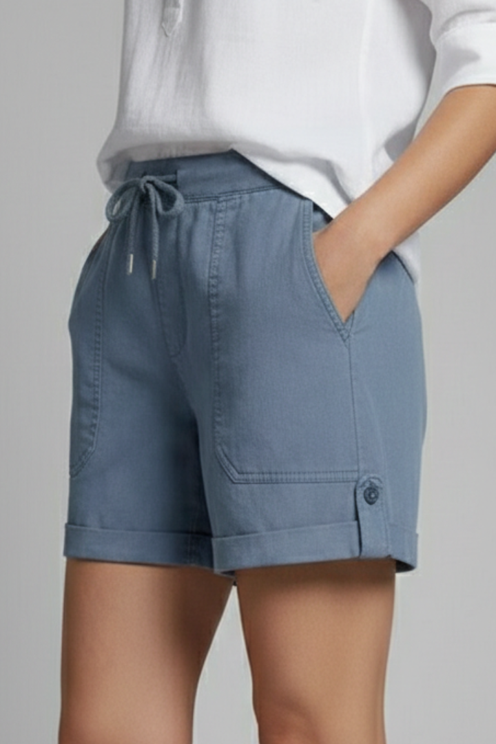 Women's Drawstring Casual Pocket Shorts