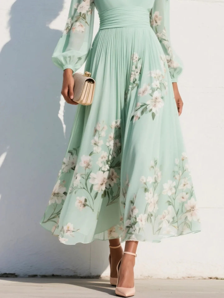 Veya™ | Elegant Floral Maxi Dress