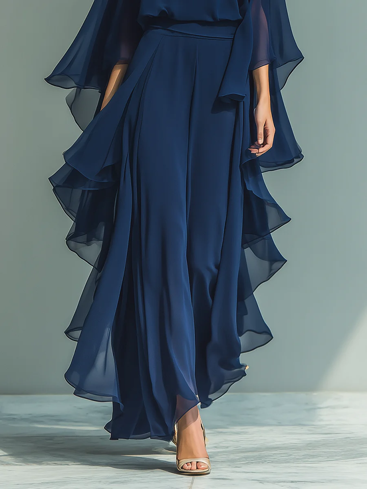 CHIFFON PANT SET FOR WOMEN